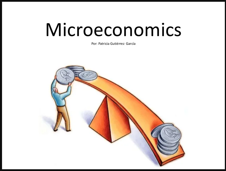 Principles of Microeconomics I